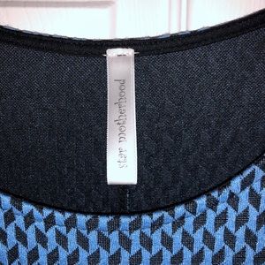 Star Motherhood Front Pleated Knee Length Dress